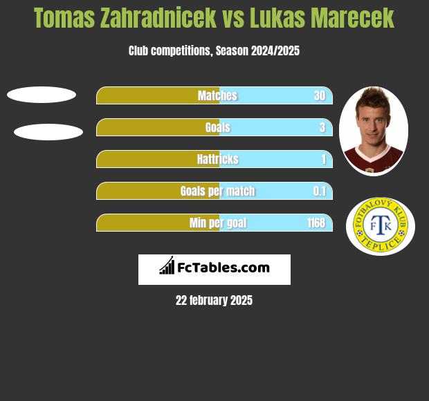 Tomas Zahradnicek vs Lukas Marecek h2h player stats