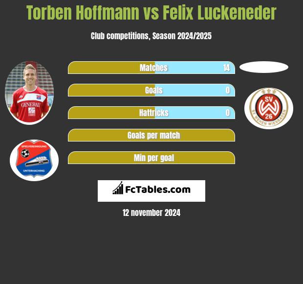 Torben Hoffmann vs Felix Luckeneder h2h player stats