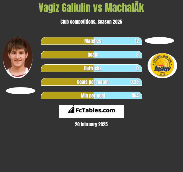 Vagiz Galiulin vs MachalÃ­k h2h player stats