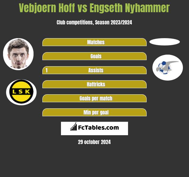 Vebjoern Hoff vs Engseth Nyhammer h2h player stats