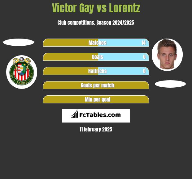 Victor Gay vs Lorentz h2h player stats