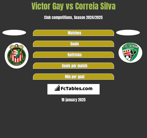 Victor Gay vs Correia Silva h2h player stats