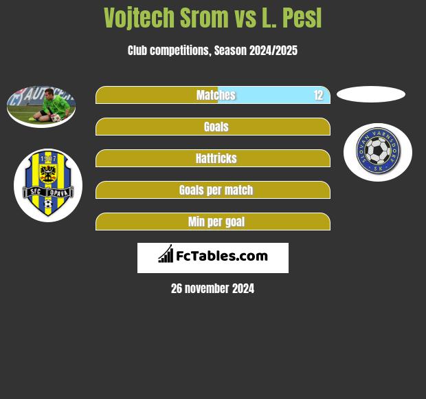 Vojtech Srom vs L. Pesl h2h player stats