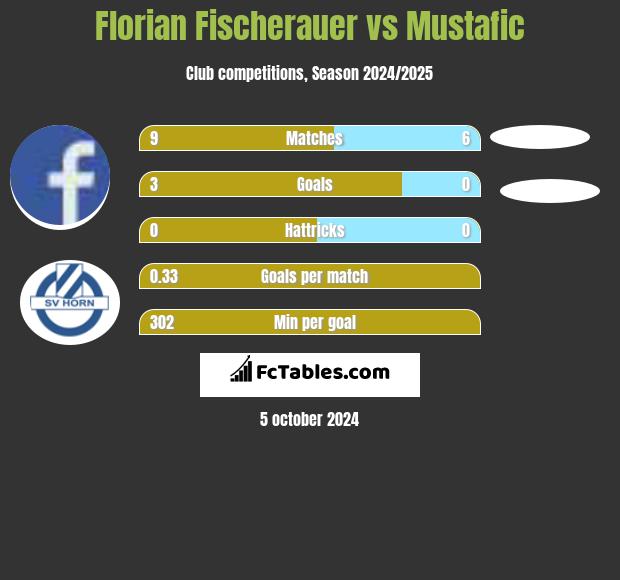 Florian Fischerauer vs Mustafic h2h player stats