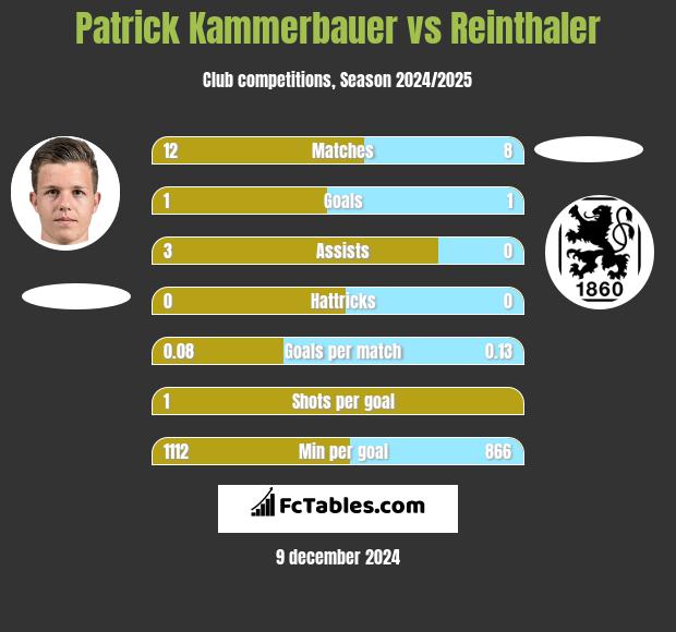 Patrick Kammerbauer vs Reinthaler h2h player stats