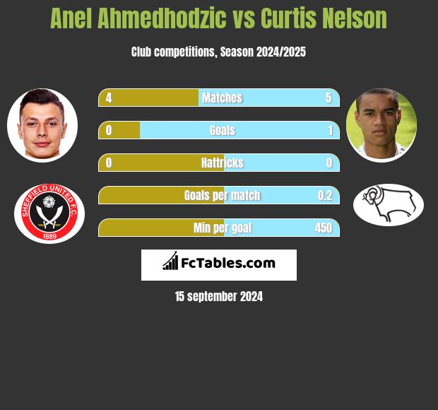 Anel Ahmedhodzic vs Curtis Nelson h2h player stats