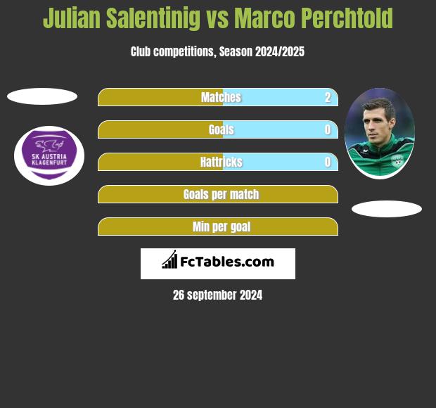 Julian Salentinig vs Marco Perchtold h2h player stats