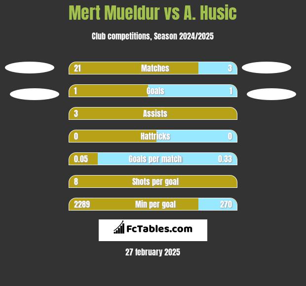 Mert Mueldur vs A. Husic h2h player stats