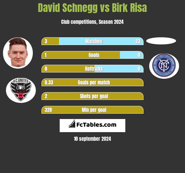 David Schnegg vs Birk Risa h2h player stats