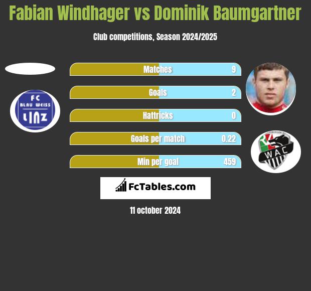 Fabian Windhager vs Dominik Baumgartner h2h player stats