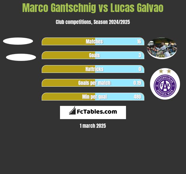 Marco Gantschnig vs Lucas Galvao h2h player stats