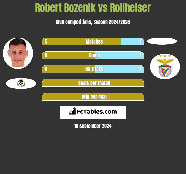 Robert Bozenik vs Rollheiser h2h player stats