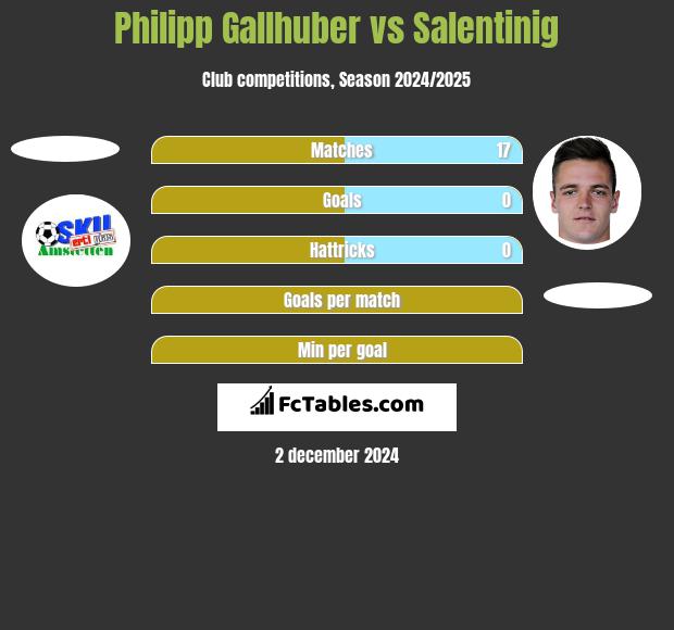 Philipp Gallhuber vs Salentinig h2h player stats