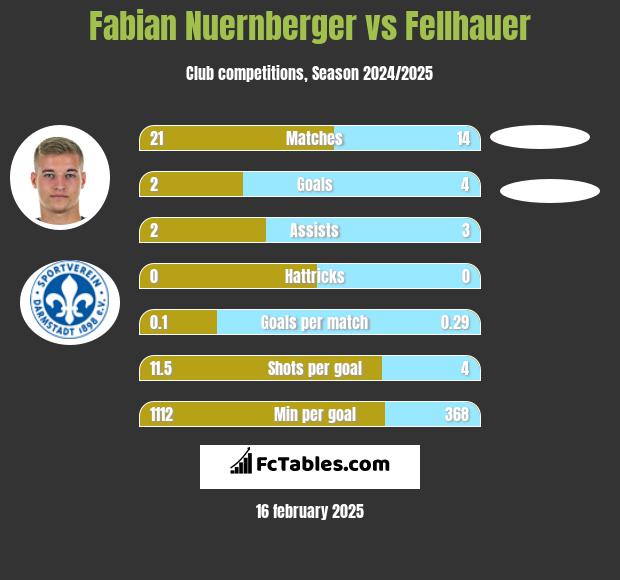 Fabian Nuernberger vs Fellhauer h2h player stats