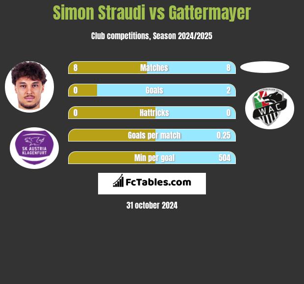 Simon Straudi vs Gattermayer h2h player stats