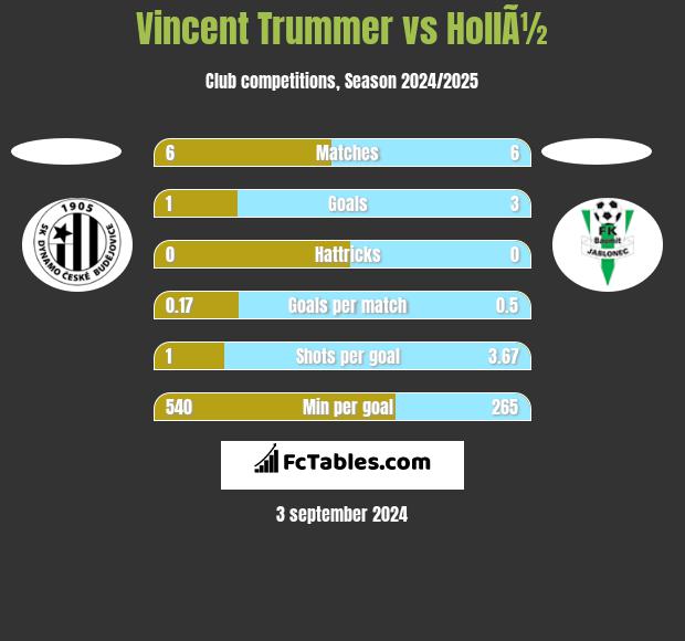 Vincent Trummer vs HollÃ½ h2h player stats