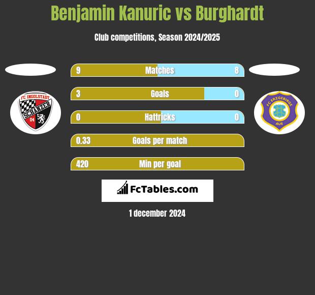 Benjamin Kanuric vs Burghardt h2h player stats