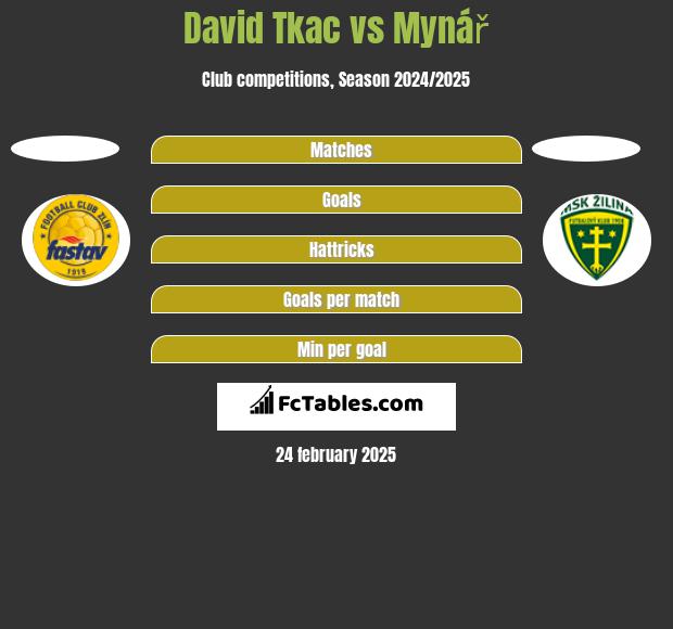 David Tkac vs Mynář h2h player stats