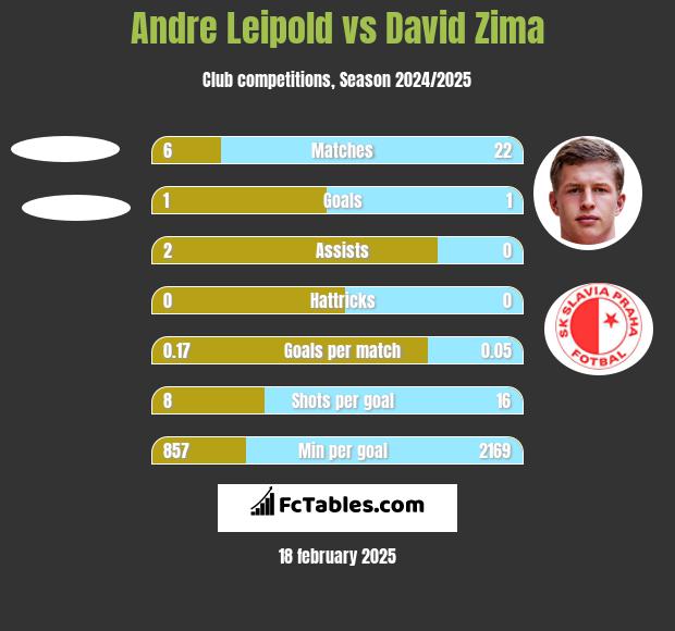 Andre Leipold vs David Zima h2h player stats