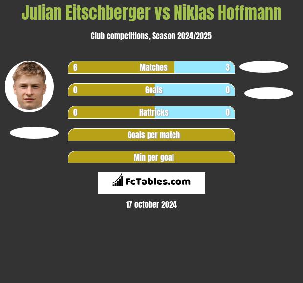 Julian Eitschberger vs Niklas Hoffmann h2h player stats