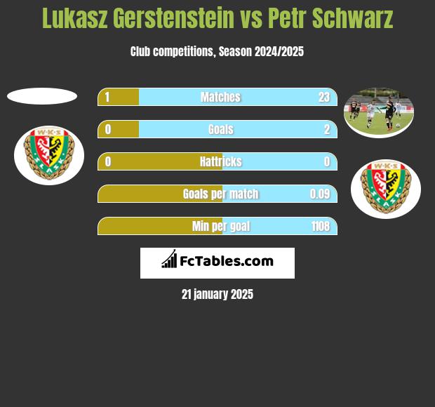 Lukasz Gerstenstein vs Petr Schwarz h2h player stats