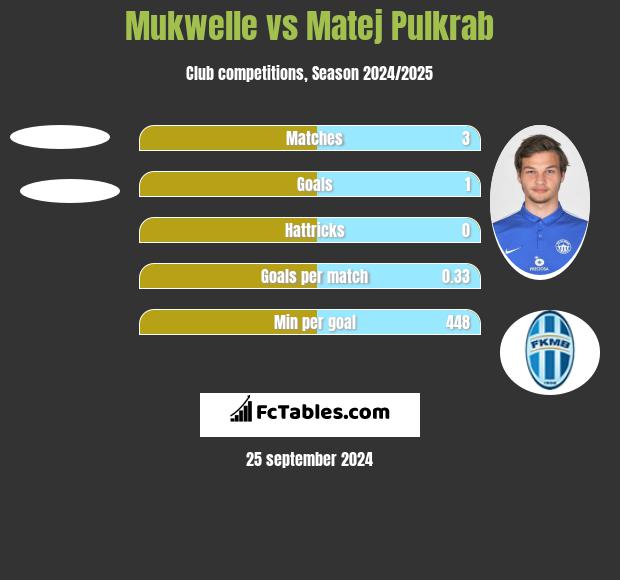 Mukwelle vs Matej Pulkrab h2h player stats