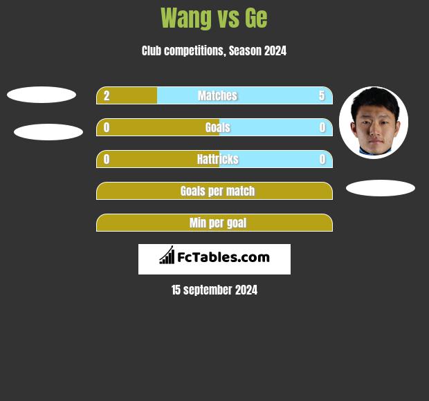 Wang vs Ge h2h player stats