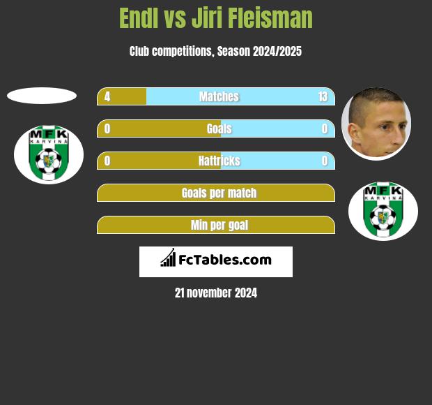 Endl vs Jiri Fleisman h2h player stats