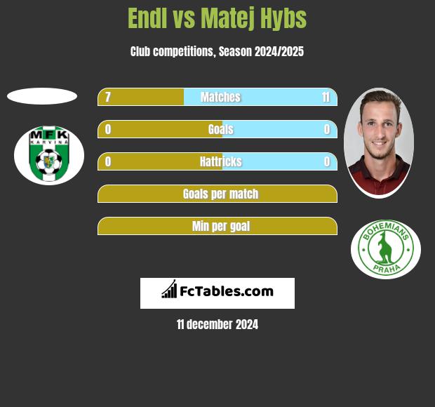 Endl vs Matej Hybs h2h player stats