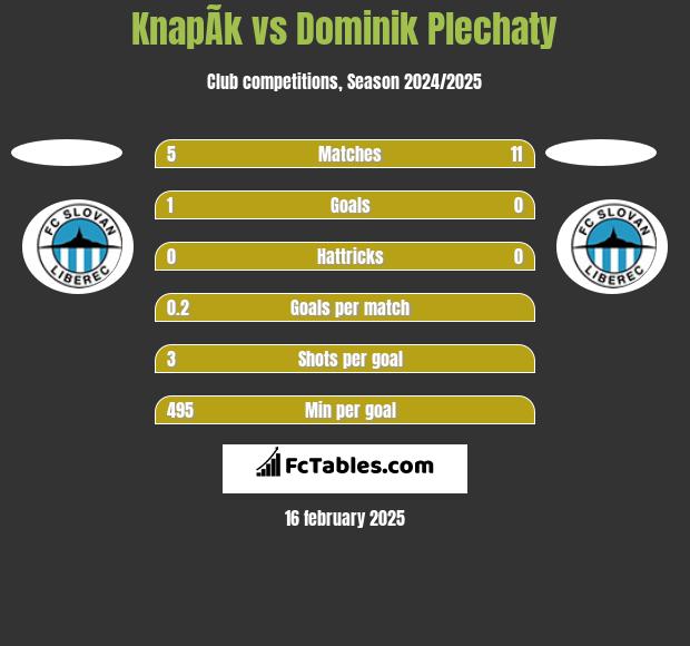 KnapÃ­k vs Dominik Plechaty h2h player stats