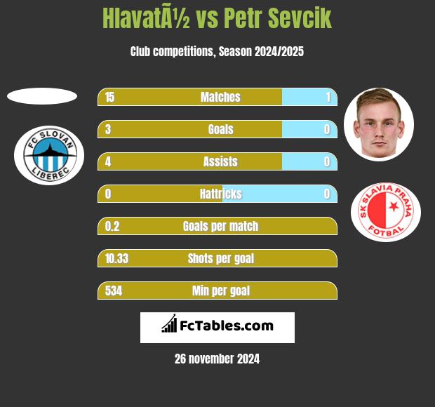 HlavatÃ½ vs Petr Sevcik h2h player stats