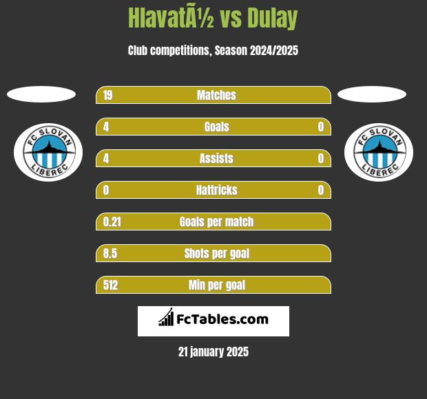 HlavatÃ½ vs Dulay h2h player stats