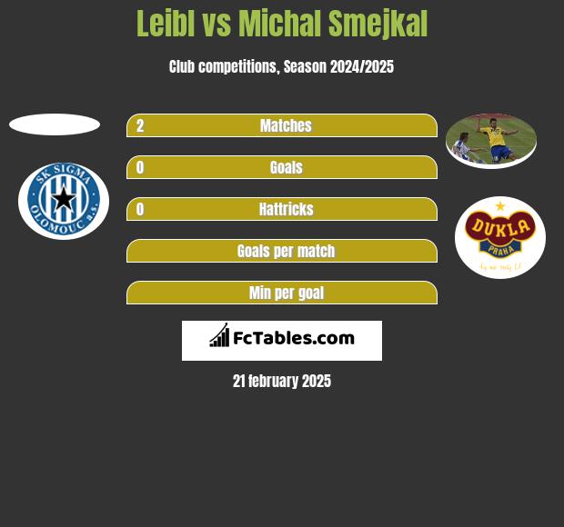 Leibl vs Michal Smejkal h2h player stats