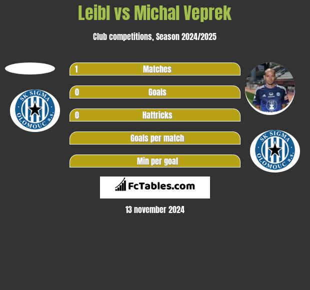 Leibl vs Michal Veprek h2h player stats