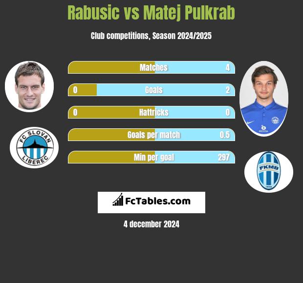 Rabusic vs Matej Pulkrab h2h player stats