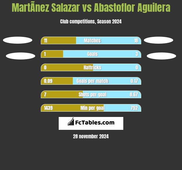 MartÃ­nez Salazar vs Abastoflor Aguilera h2h player stats