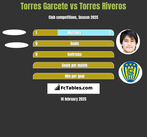 Torres Garcete vs Torres Riveros h2h player stats