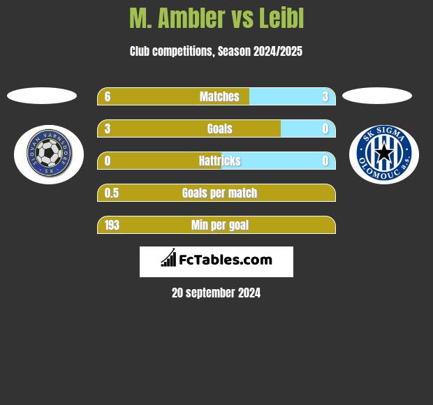 M. Ambler vs Leibl h2h player stats