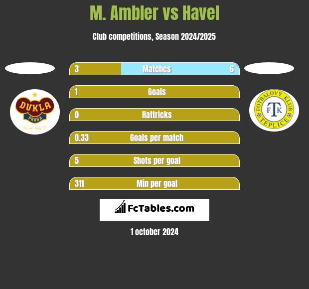 M. Ambler vs Havel h2h player stats