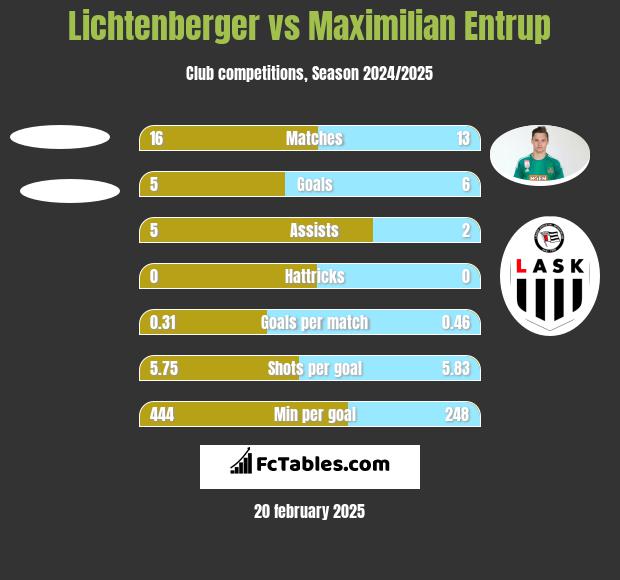 Lichtenberger vs Maximilian Entrup h2h player stats