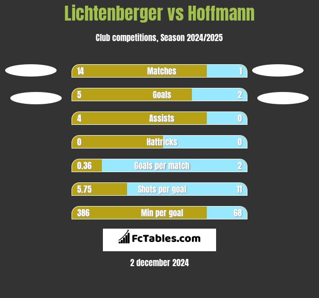 Lichtenberger vs Hoffmann h2h player stats