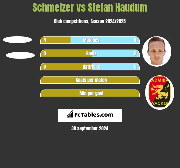 Schmelzer vs Stefan Haudum h2h player stats