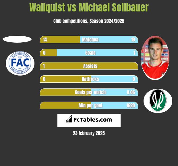 Wallquist vs Michael Sollbauer h2h player stats