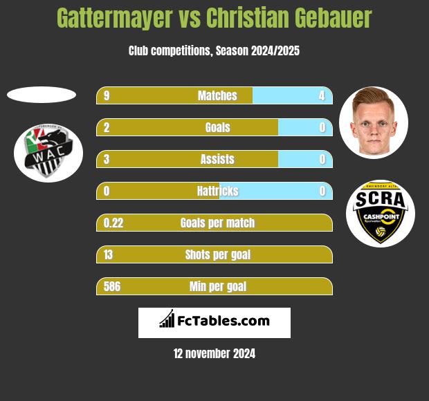 Gattermayer vs Christian Gebauer h2h player stats