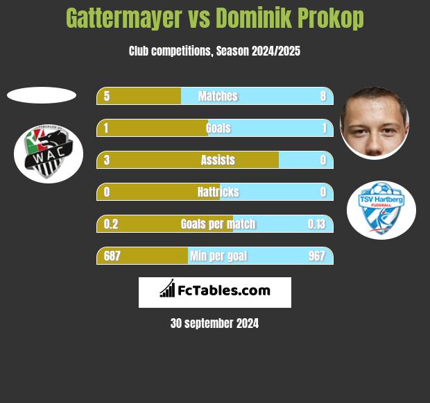 Gattermayer vs Dominik Prokop h2h player stats