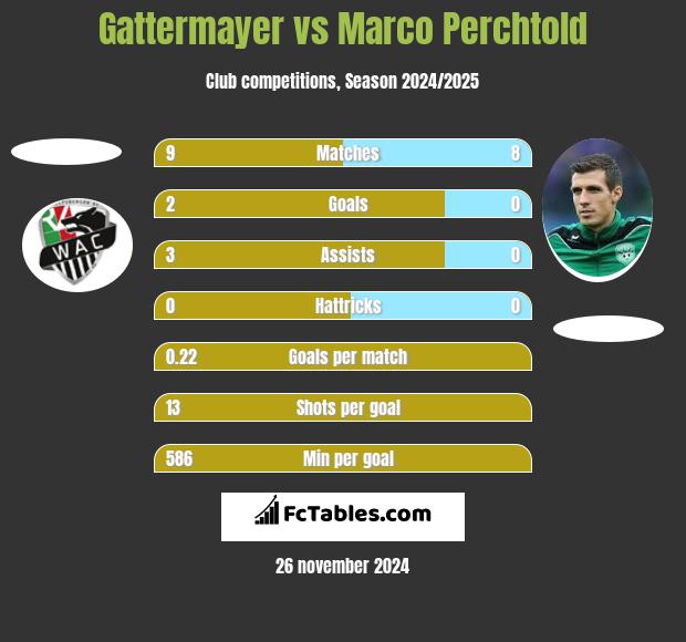 Gattermayer vs Marco Perchtold h2h player stats