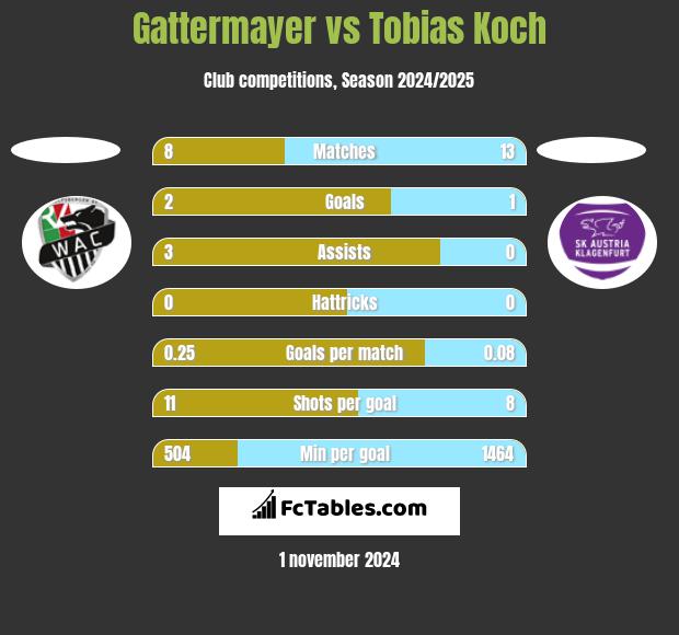 Gattermayer vs Tobias Koch h2h player stats