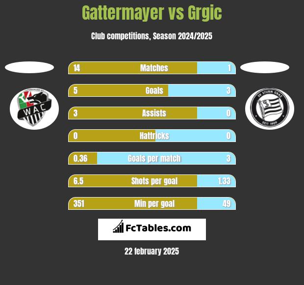 Gattermayer vs Grgic h2h player stats