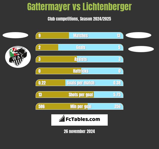 Gattermayer vs Lichtenberger h2h player stats