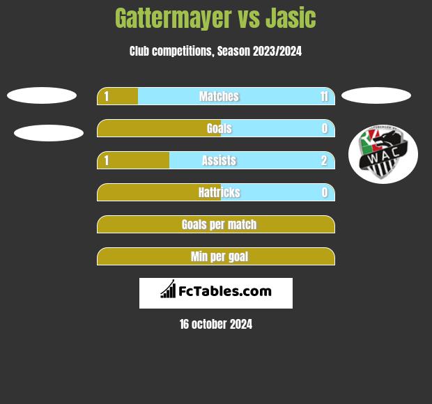 Gattermayer vs Jasic h2h player stats